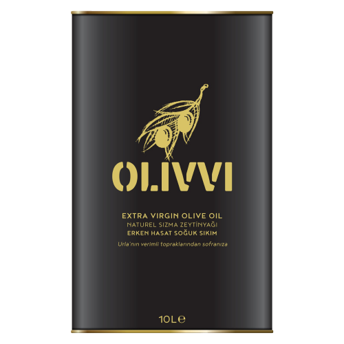 Erken Hasat Soğuk Sıkım Sızma Zeytin Yağı 10 L - OLIVVI