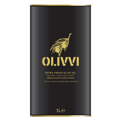 Erken Hasat Soğuk Sıkım Sızma Zeytin Yağı 3 L - OLIVVI